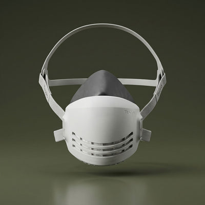 TS-AX Reusable Half Mask Respirator – with 7 PM2.5 Filters