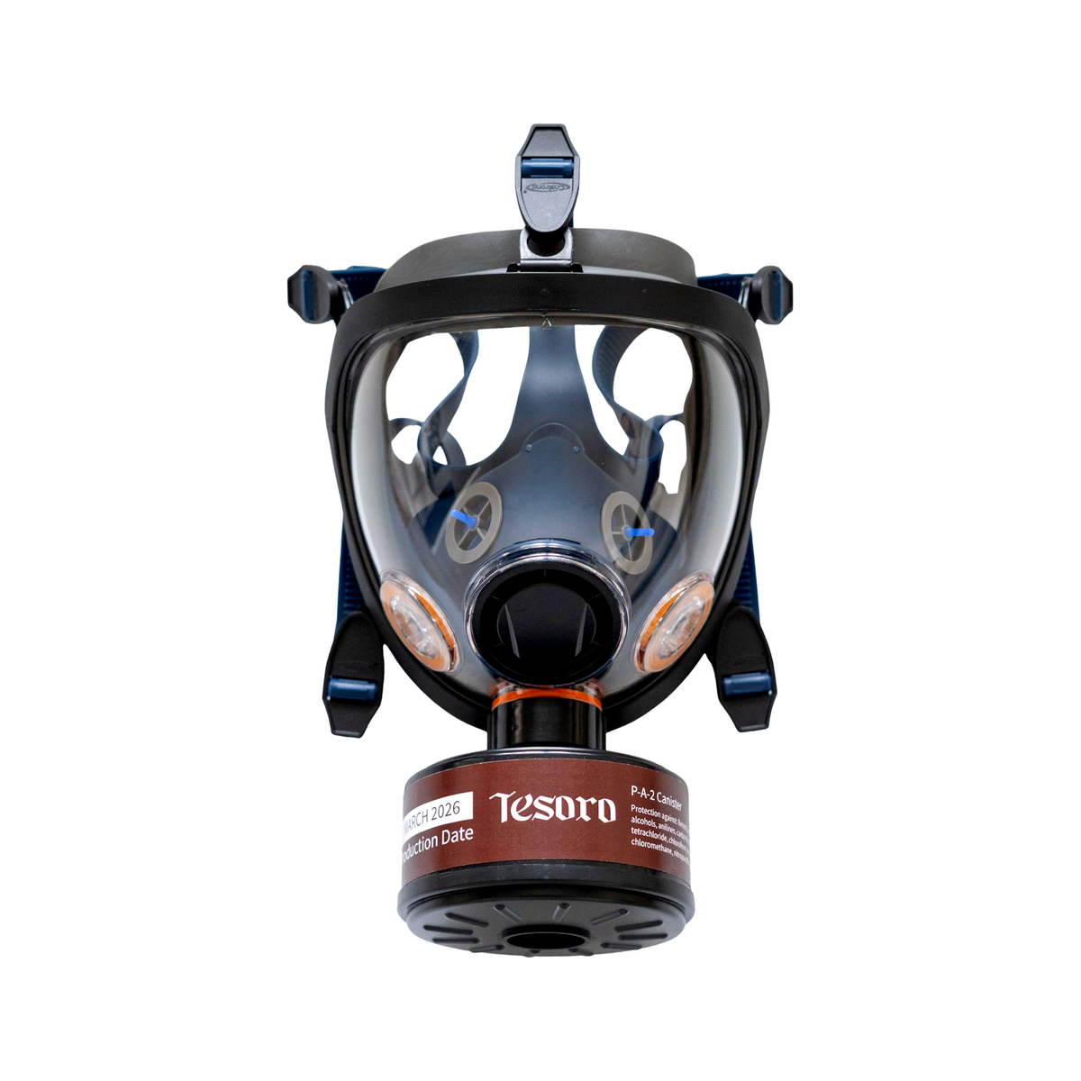 TS-100X Tactical Full Face Gas Mask – 40mm Activated Carbon Filtration