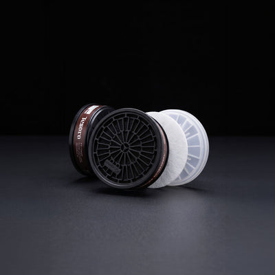 TS-100-F Filter Cartridge Set for TS-100 – 4 Carbon Cartridges + 4 Cotton Pre-Filters