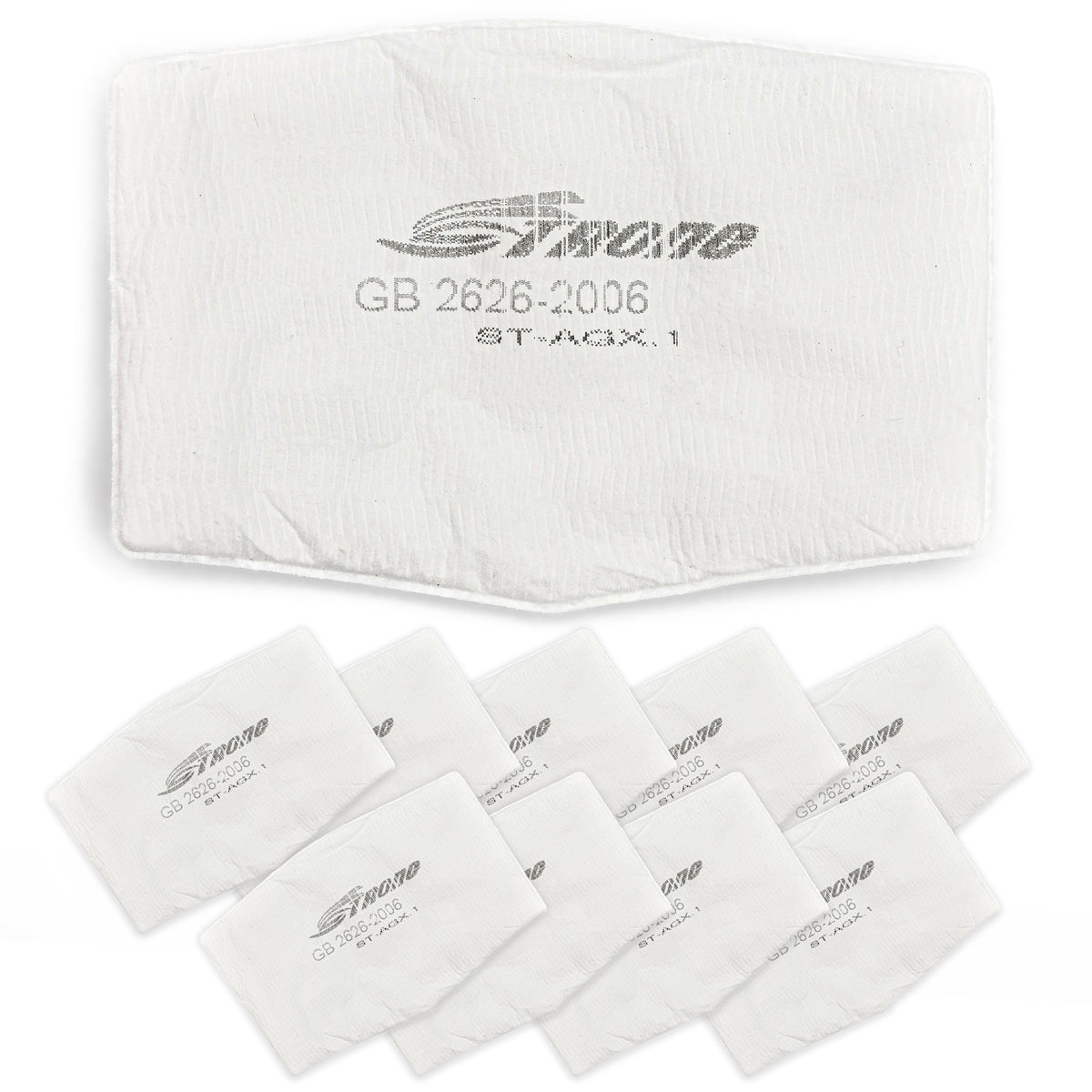 TS-AX-F Filter Pads for TS-AX Mask – 10-Pack, 5-Layer Electrostatic Filtration