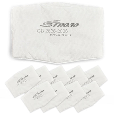 TS-AX-F Filter Pads for TS-AX Mask – 10-Pack, 5-Layer Electrostatic Filtration