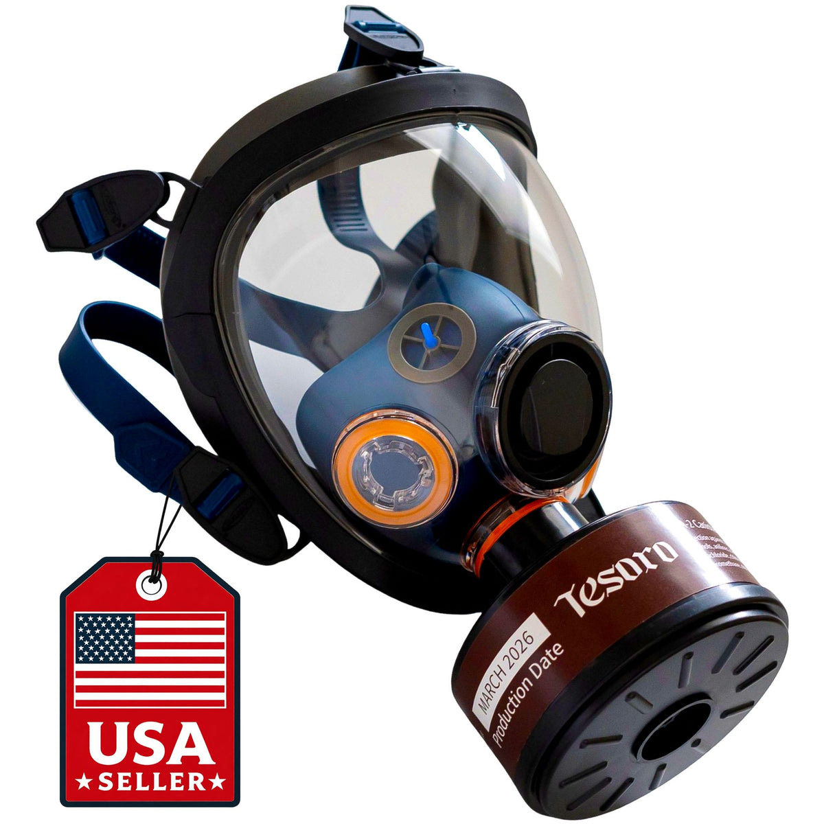 TS-100X-F 40mm Activated Carbon Filter for TS-100X Gas Mask